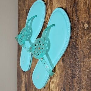 Torrid Women's Mint Green T-Strap Sandals 13WW